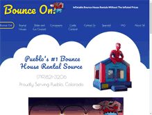 Tablet Screenshot of bounceonpueblo.com